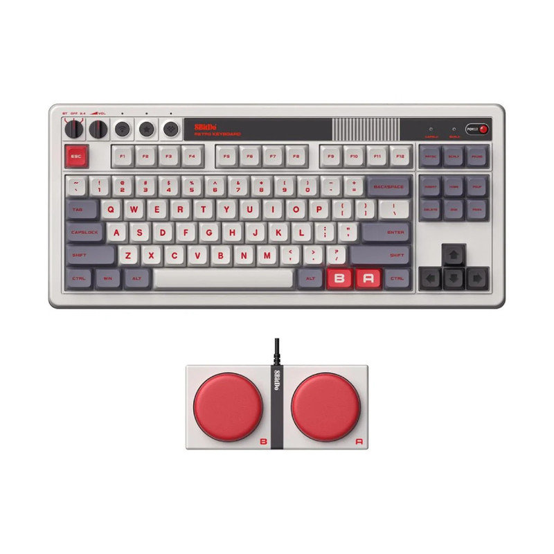 8BitDo Retro N Edition Mechanical Keyboard - لوحة مفاتيح